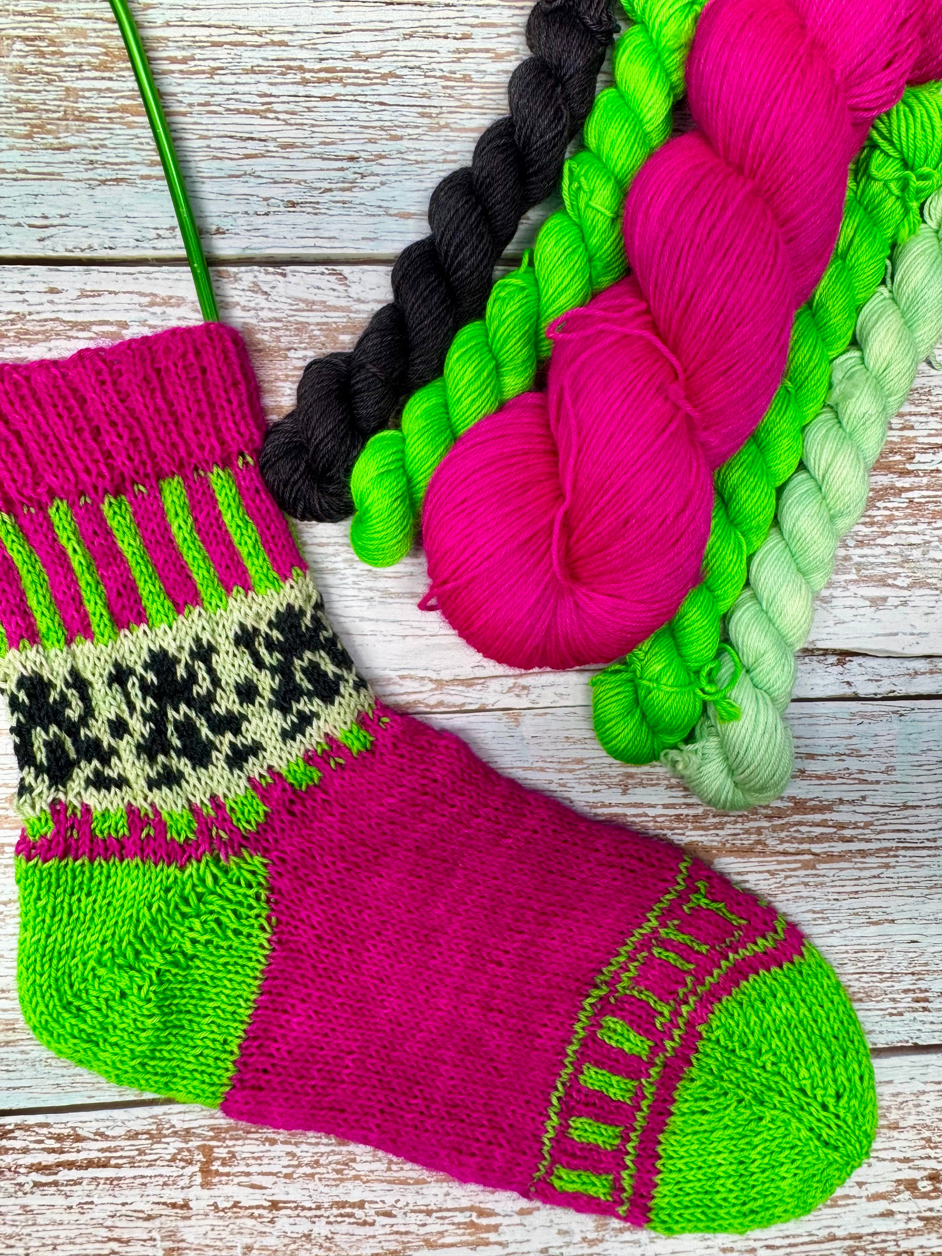 Honeydukes Socken Set •Neon Honeydukes• plus kostenloser Strickanleitung