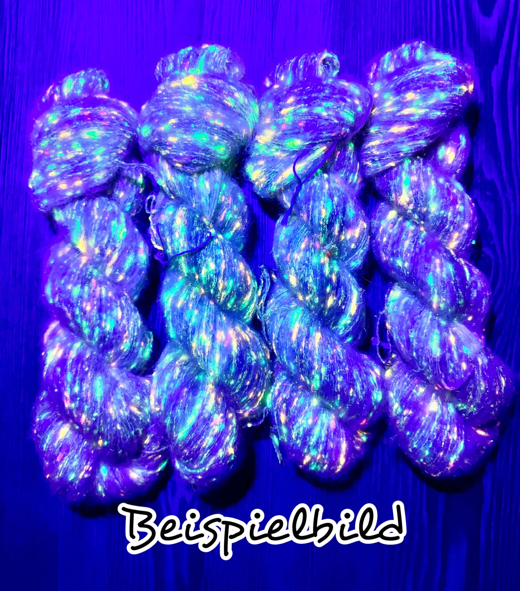 Neon Neps Fluff •Foxglove•