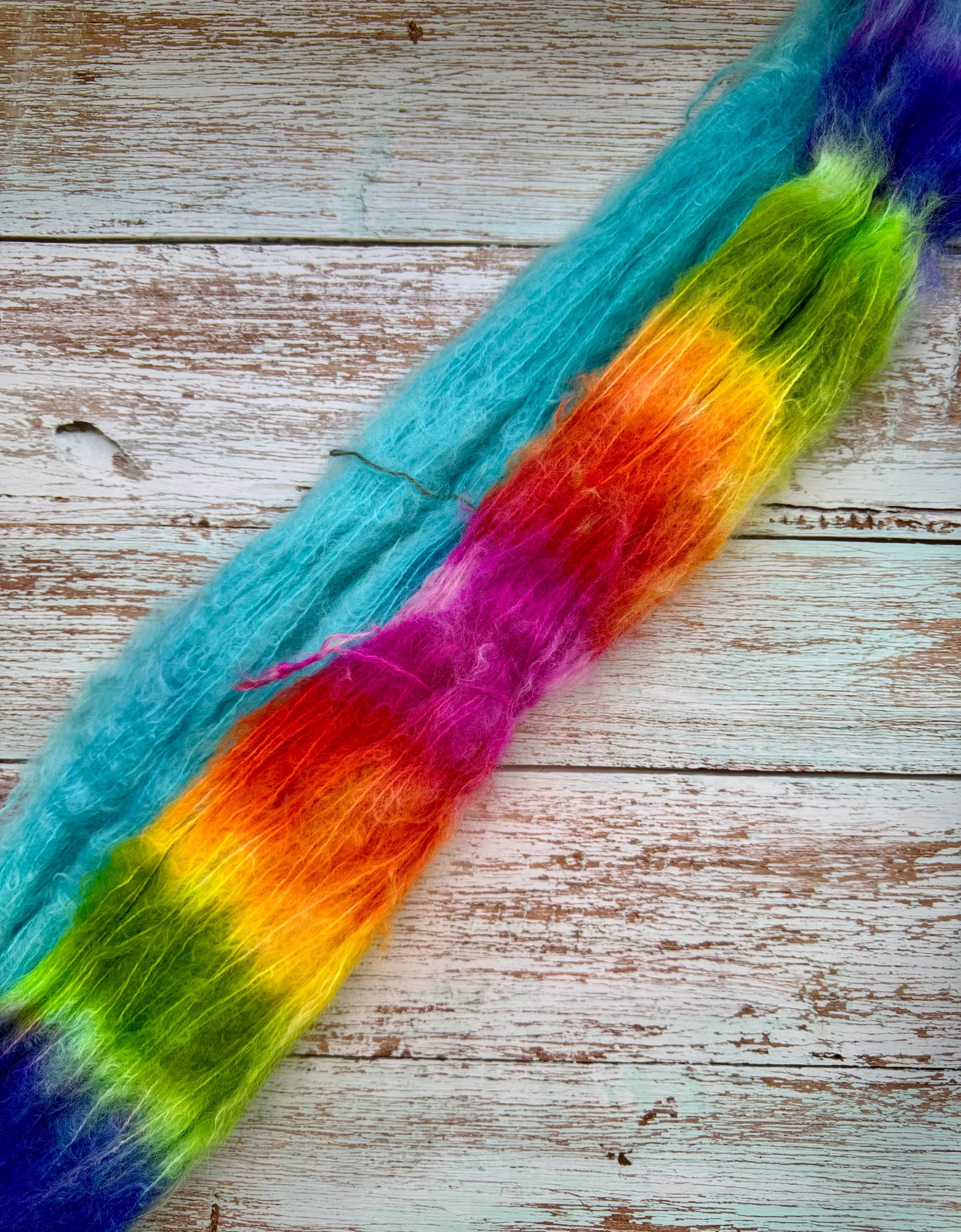 Chonk Mohair •Rainbow in the Sky•
