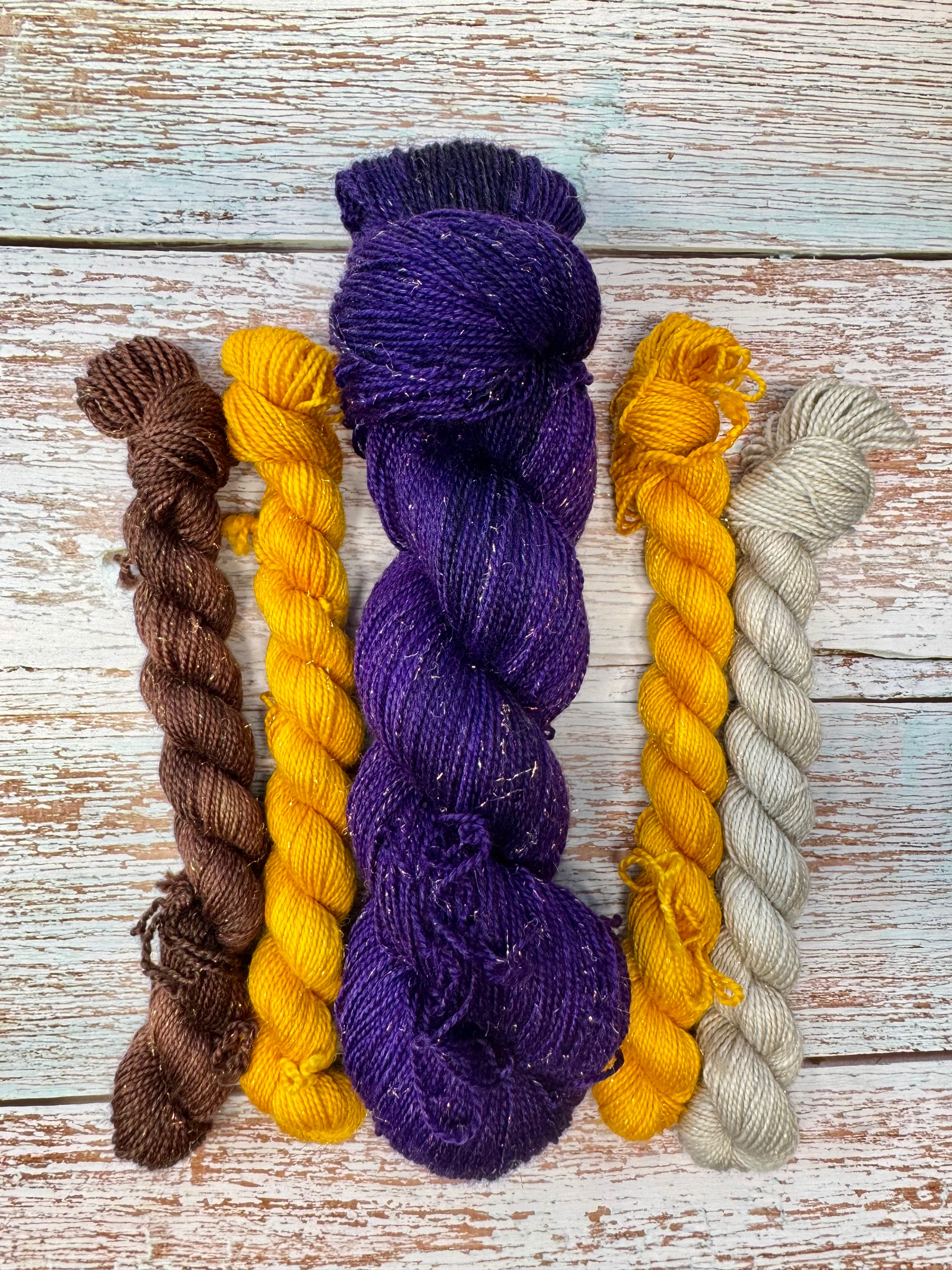 Honeydukes Glitzer Socken Set •Schokofrosch• plus kostenloser Strickanleitung
