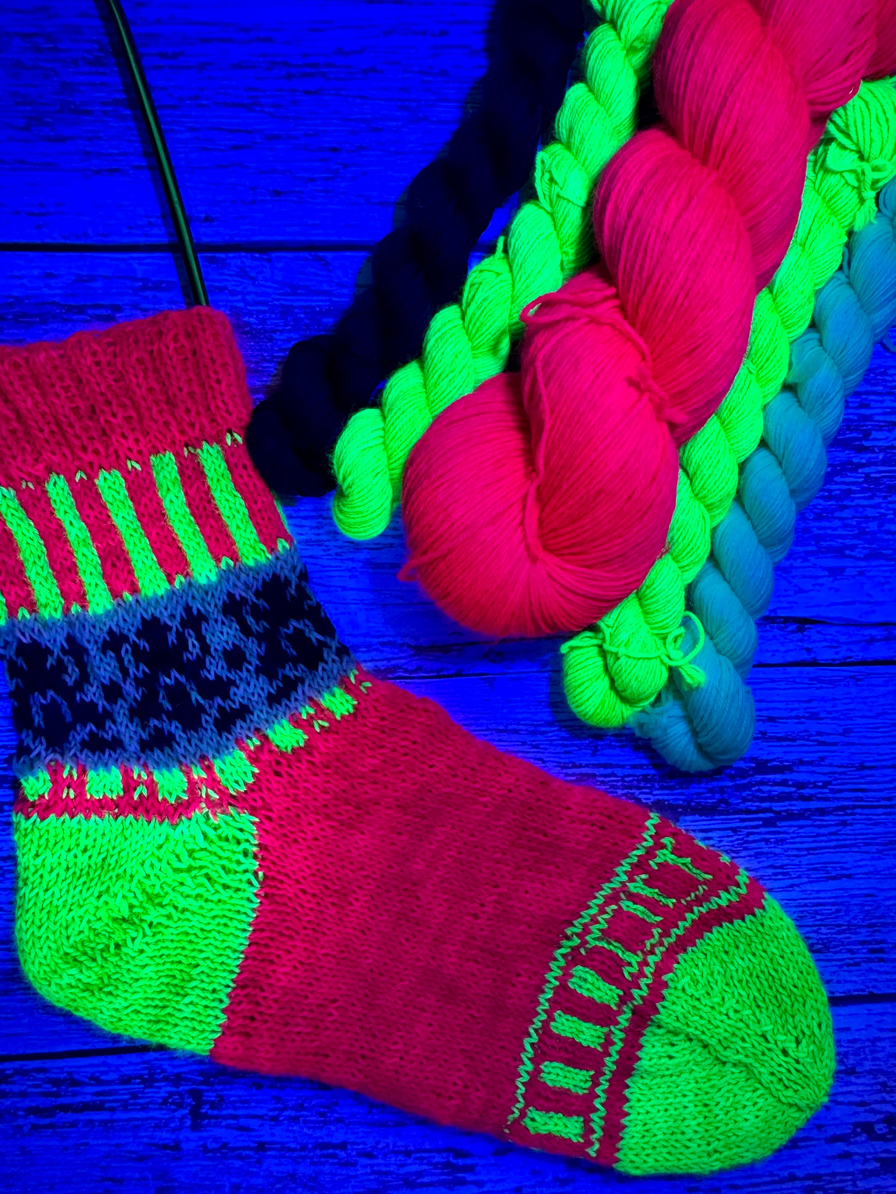 Honeydukes Socken Set •Neon Honeydukes• plus kostenloser Strickanleitung