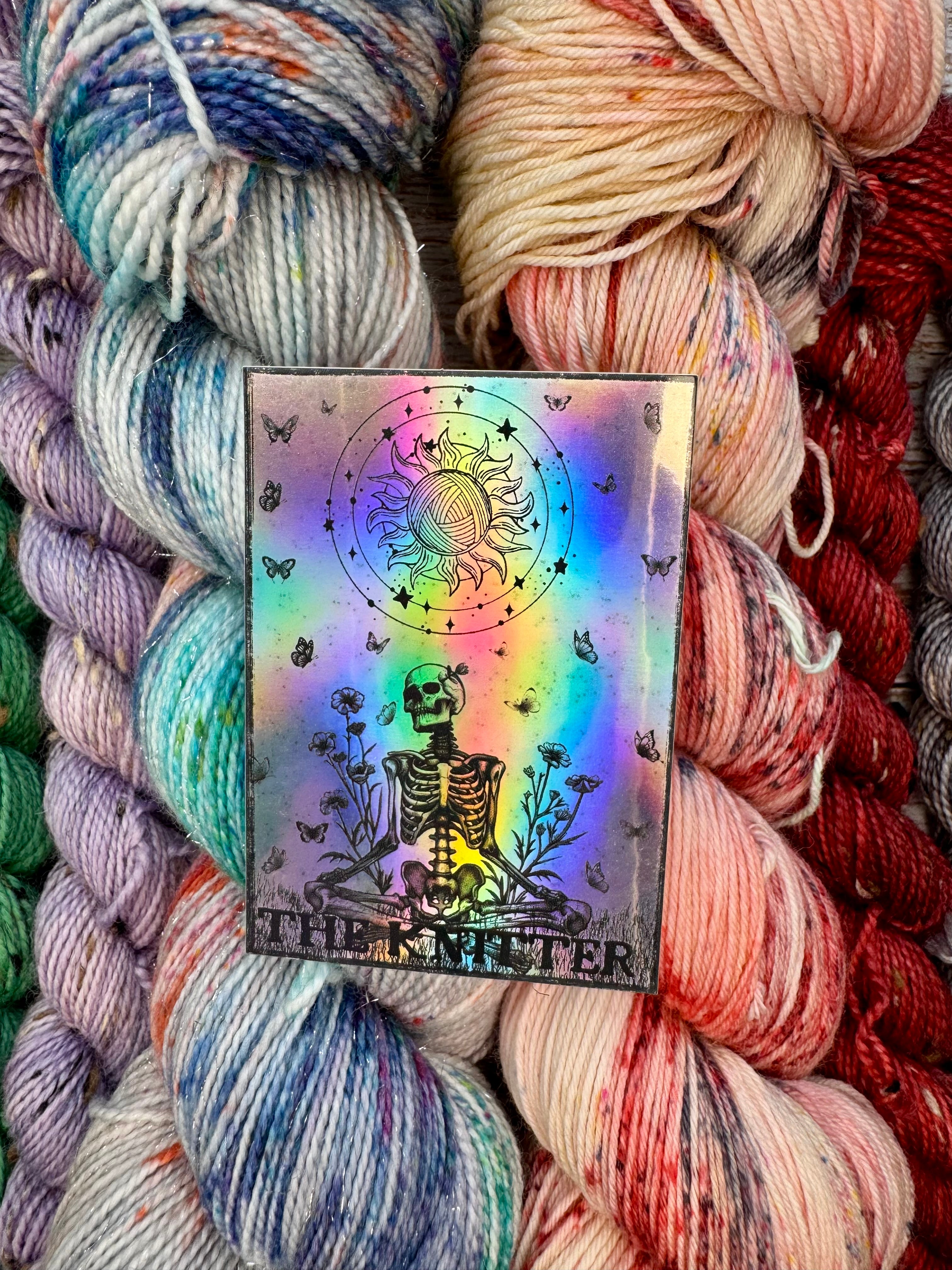 Sticker •The Knitter Holo•