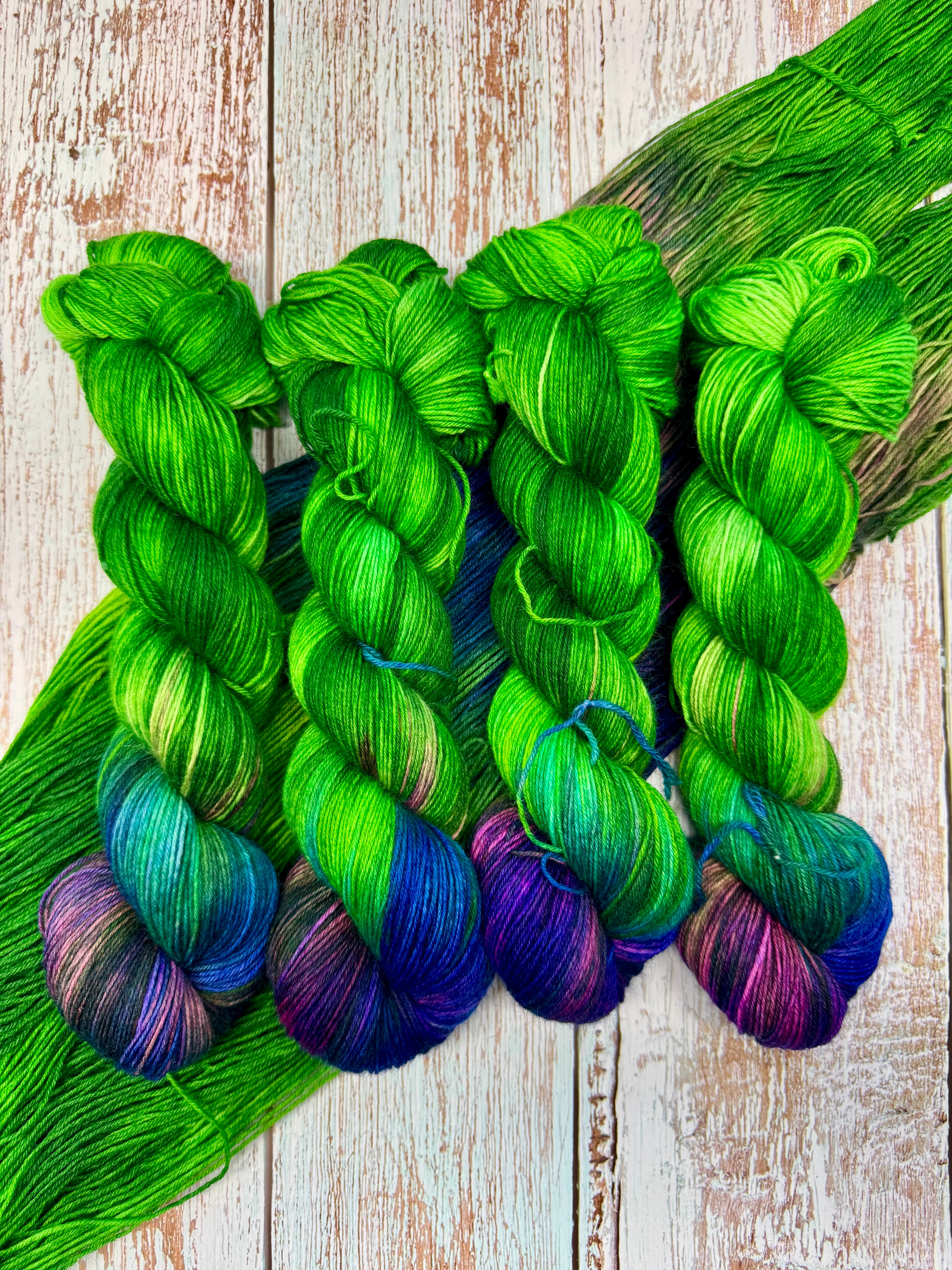 Sock Yarn •Neon Makoto•