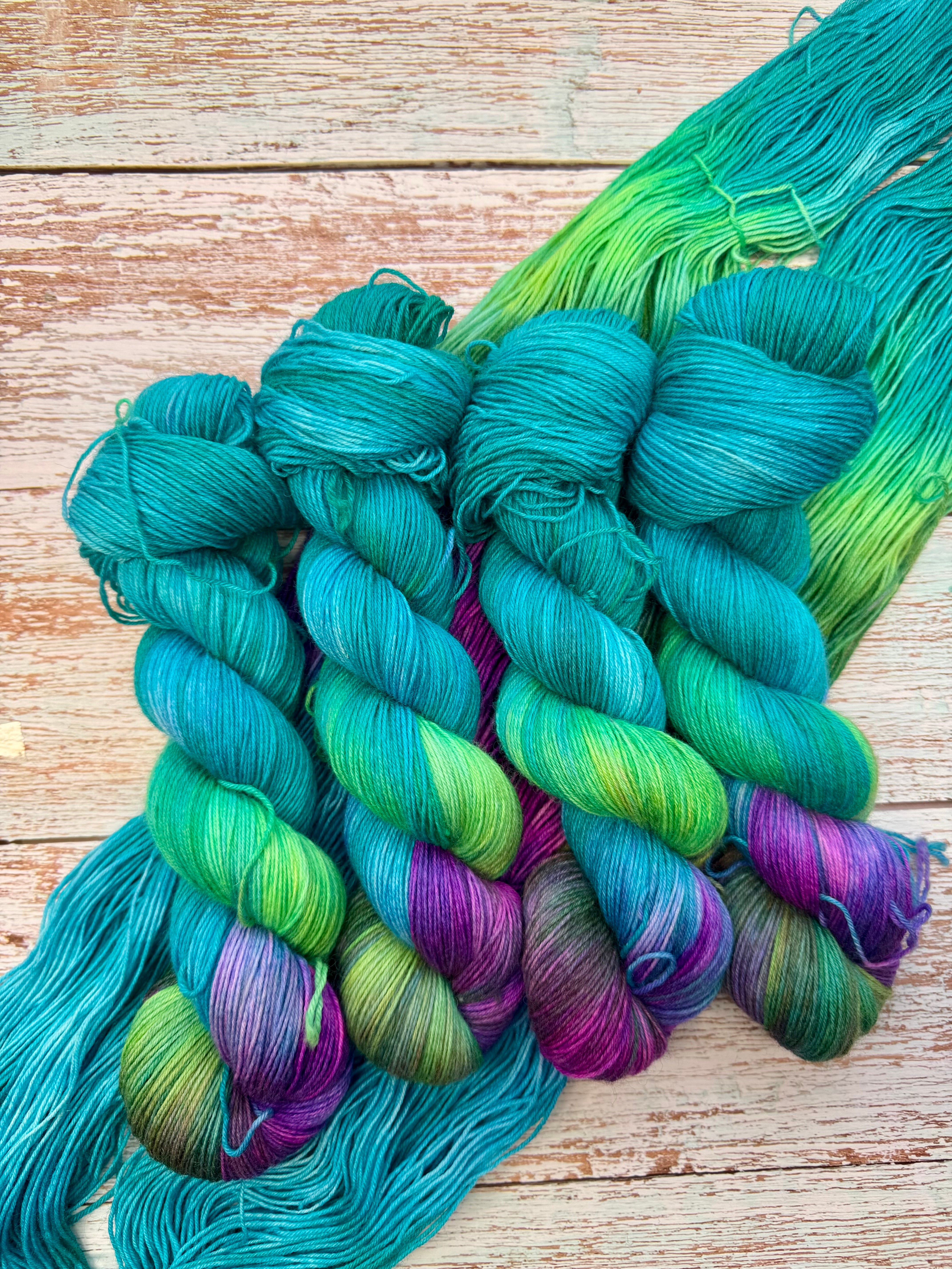 Sock Yarn •Neon Michiru•
