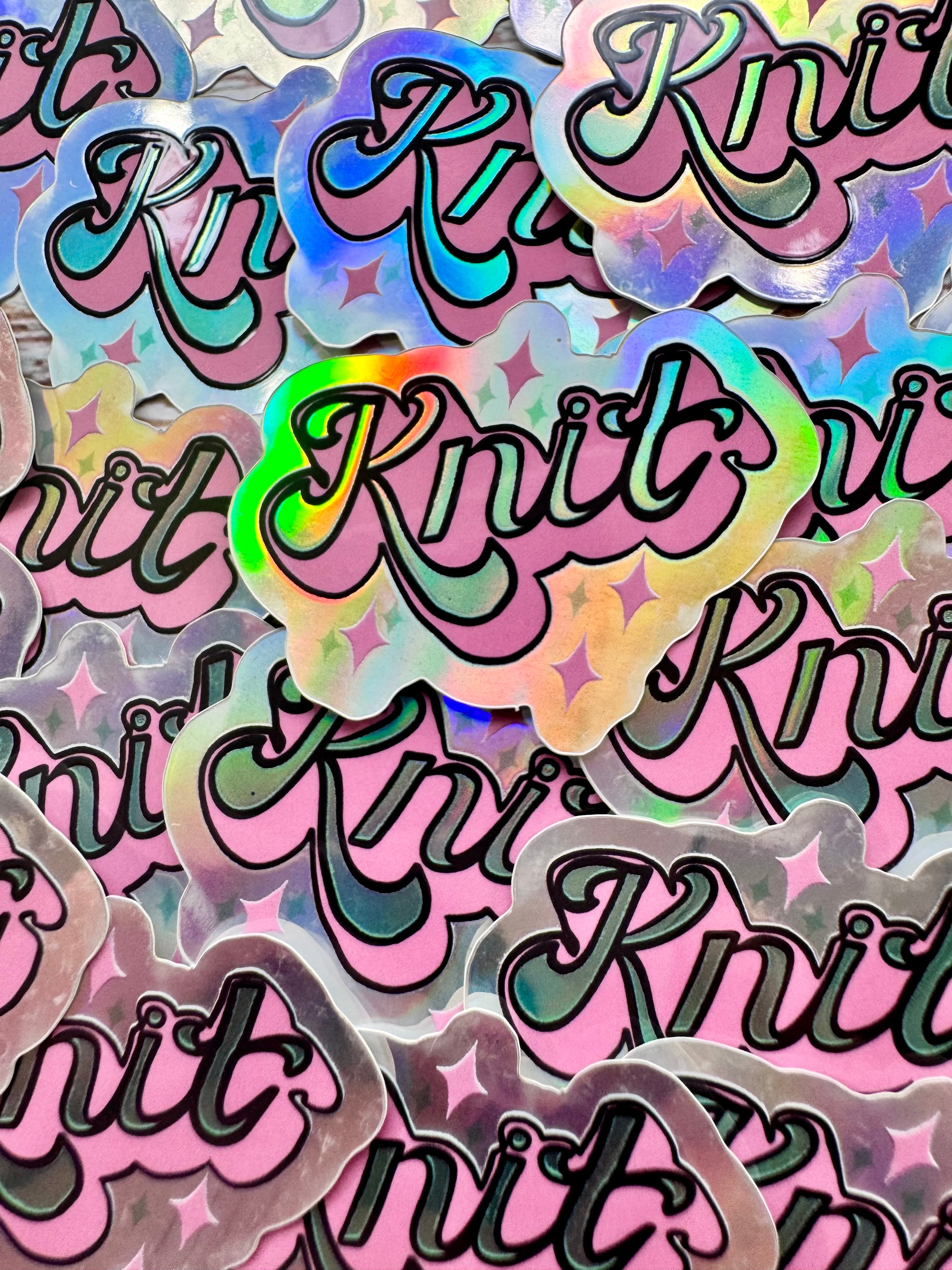 Sticker •Knit Holo•