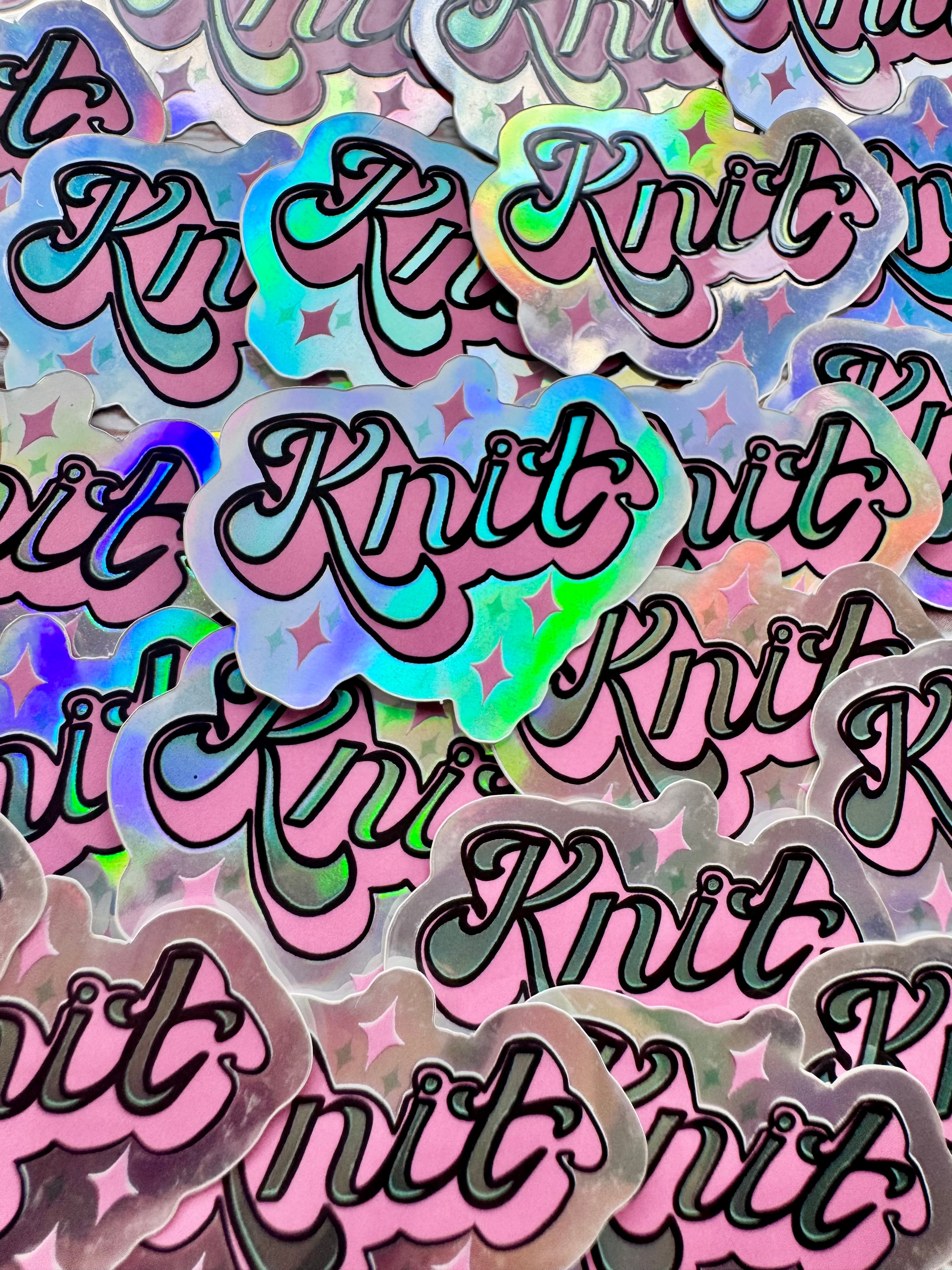 Sticker •Knit Holo•