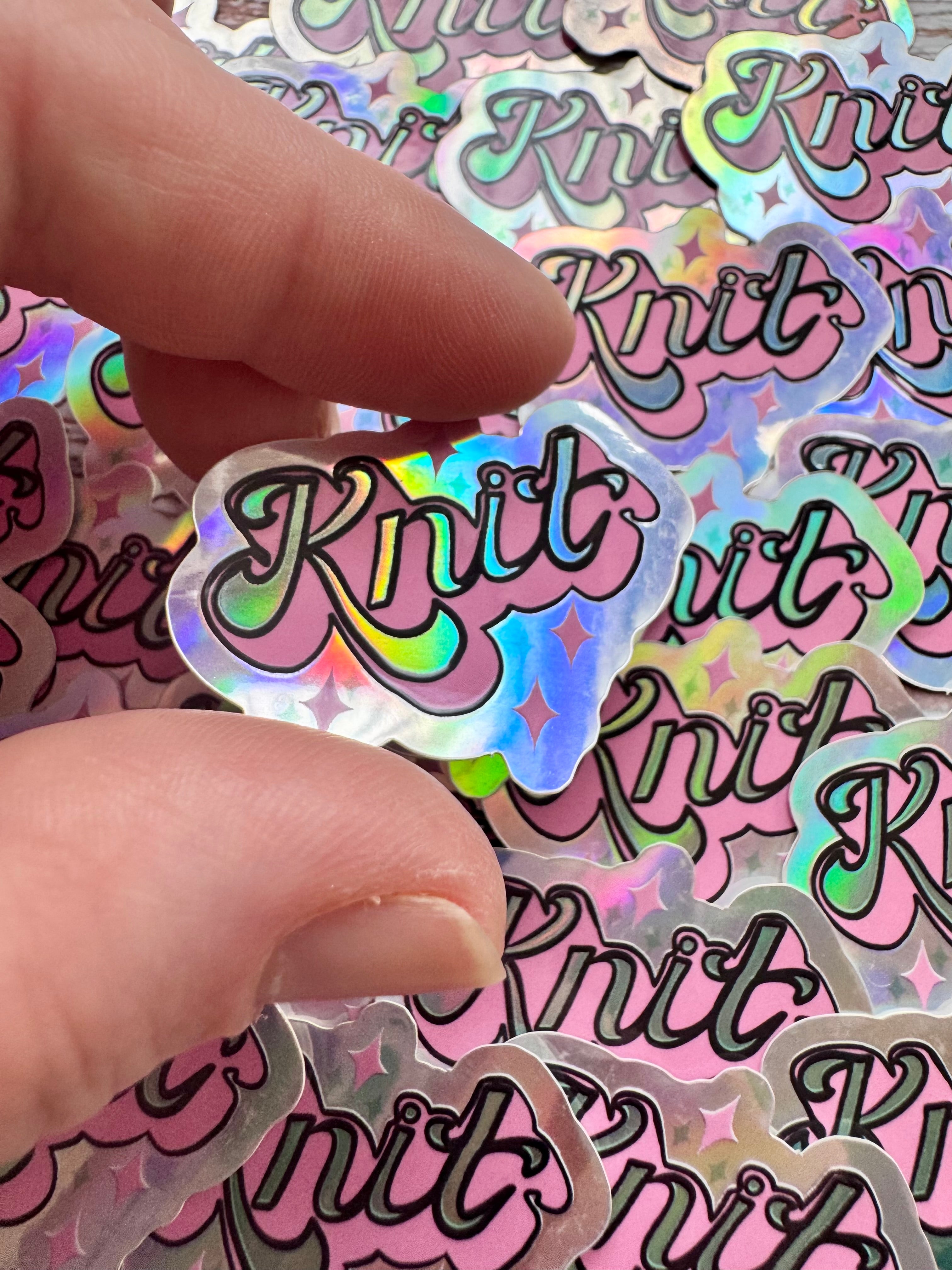 Sticker •Knit Holo•