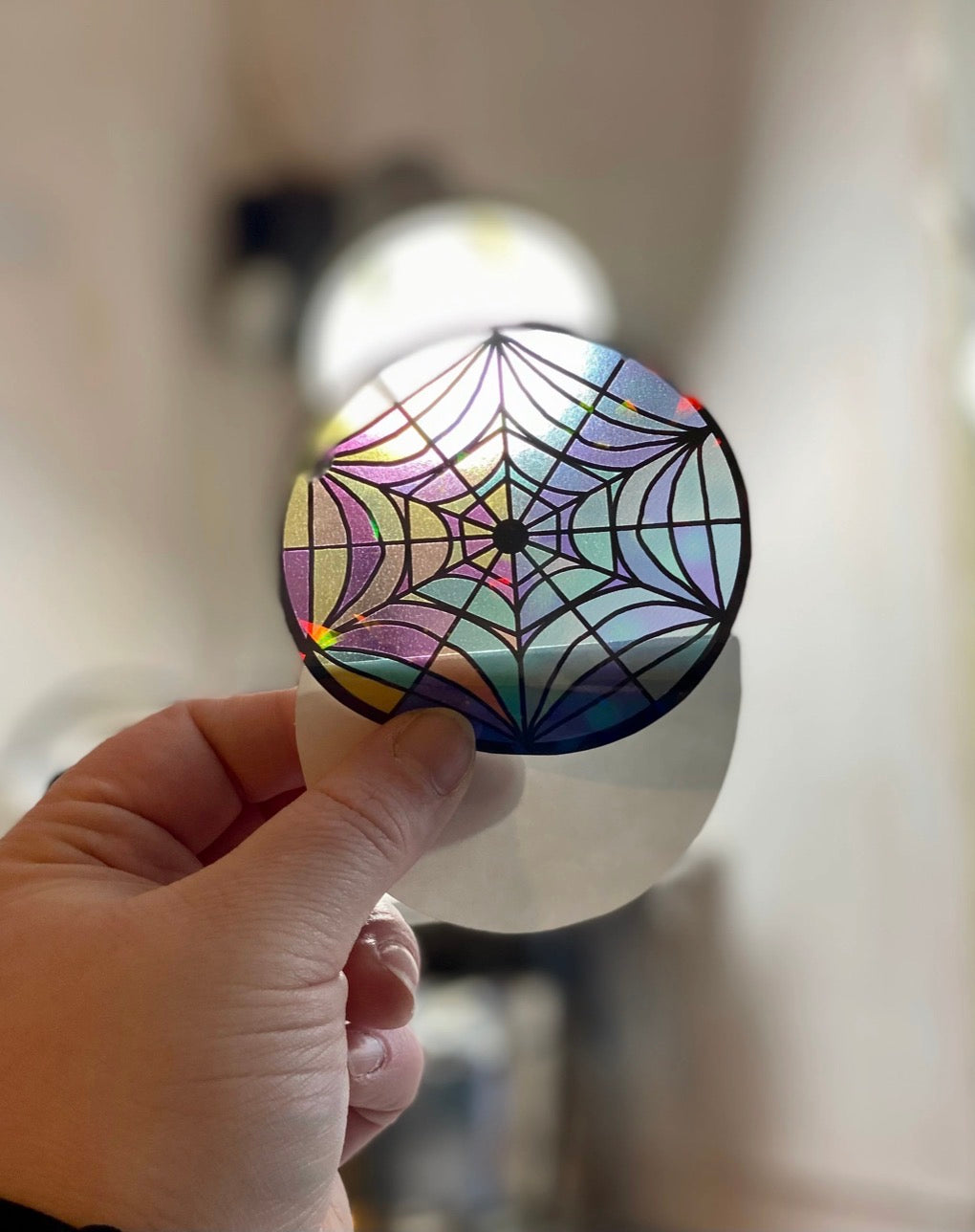 Sticker •Enids & Wednesdays Spider Window•