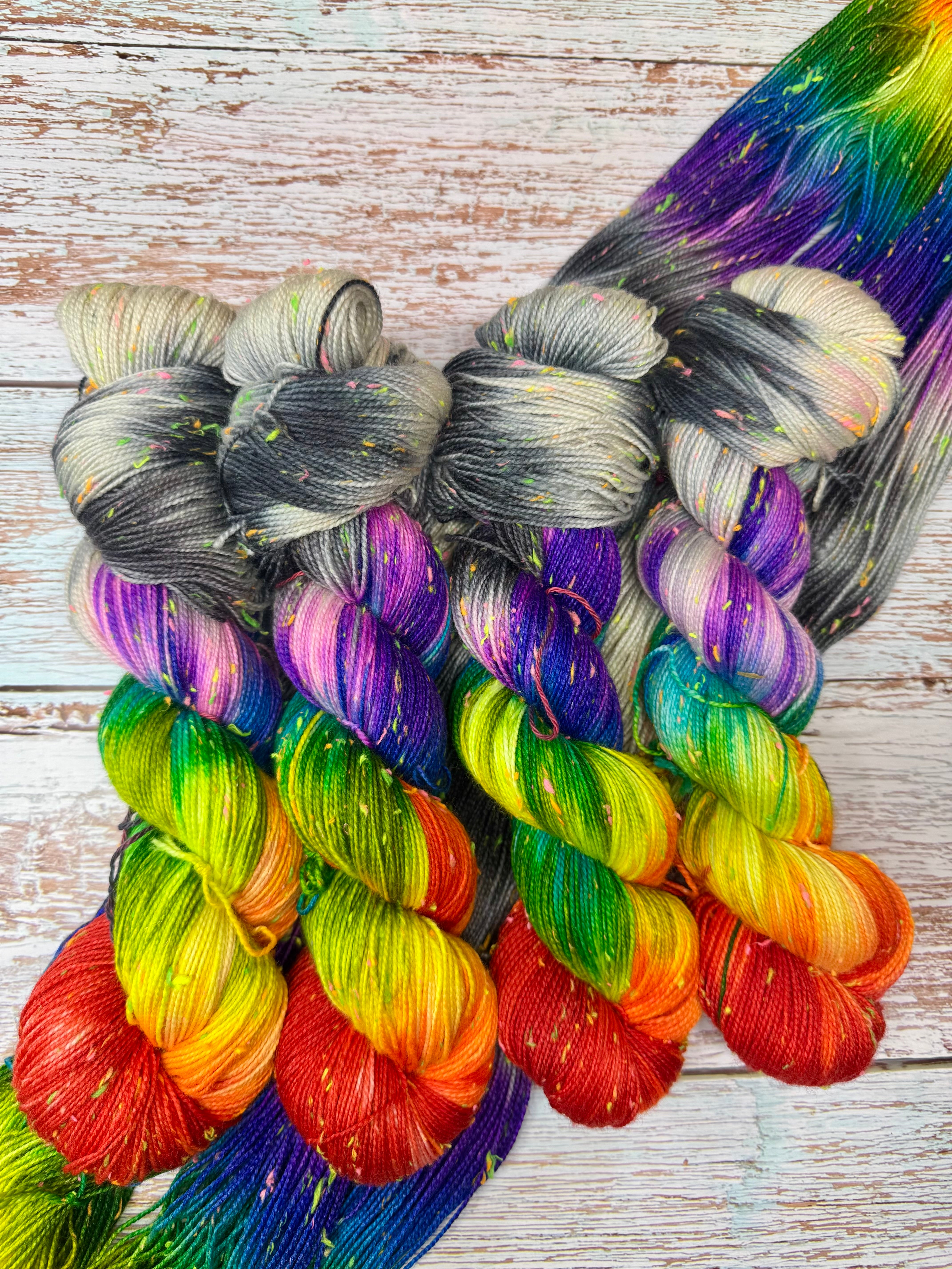 Sockenwolle Neon Neps °Straight Ally°