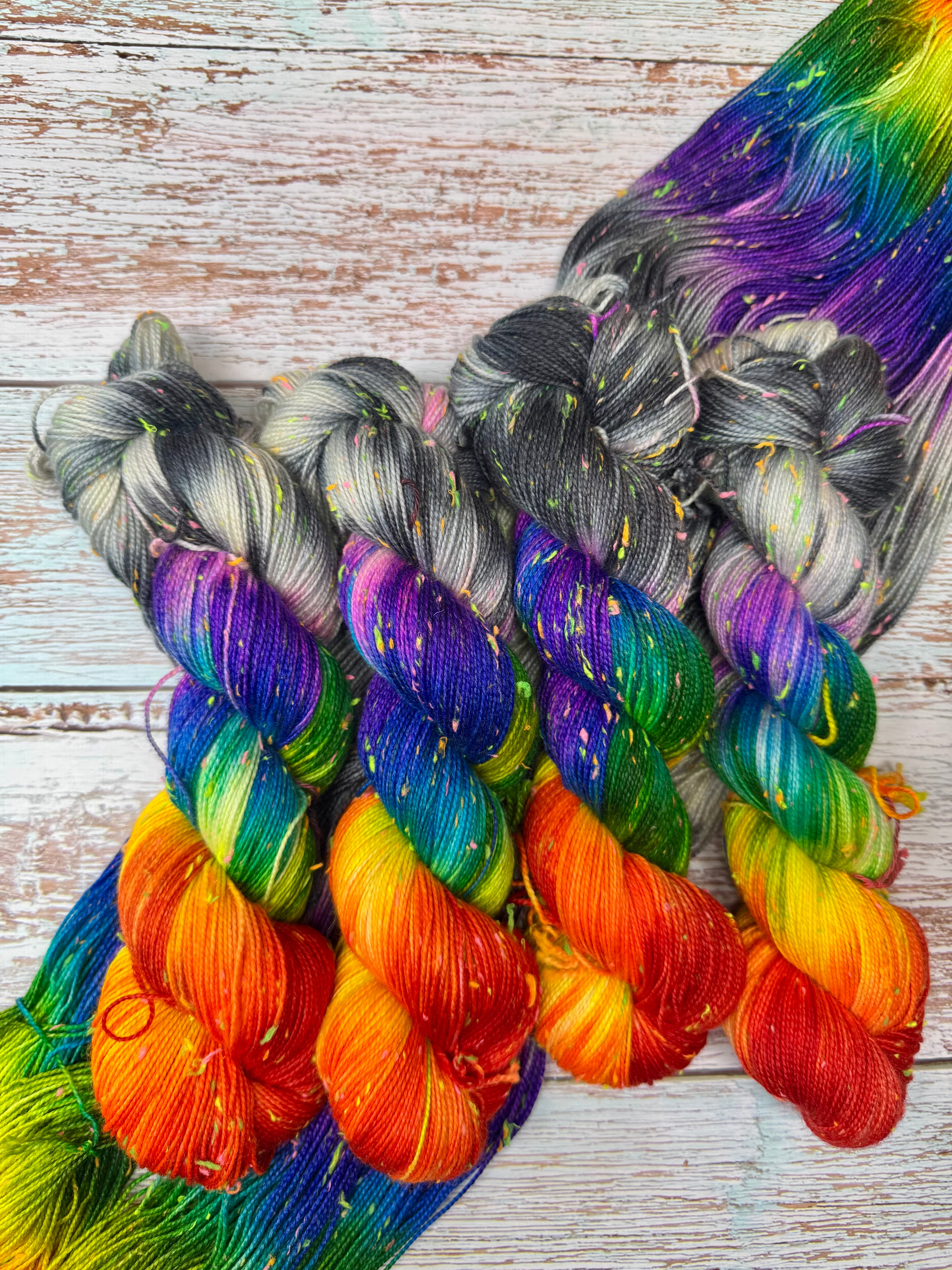 Sockenwolle Neon Neps °Straight Ally°