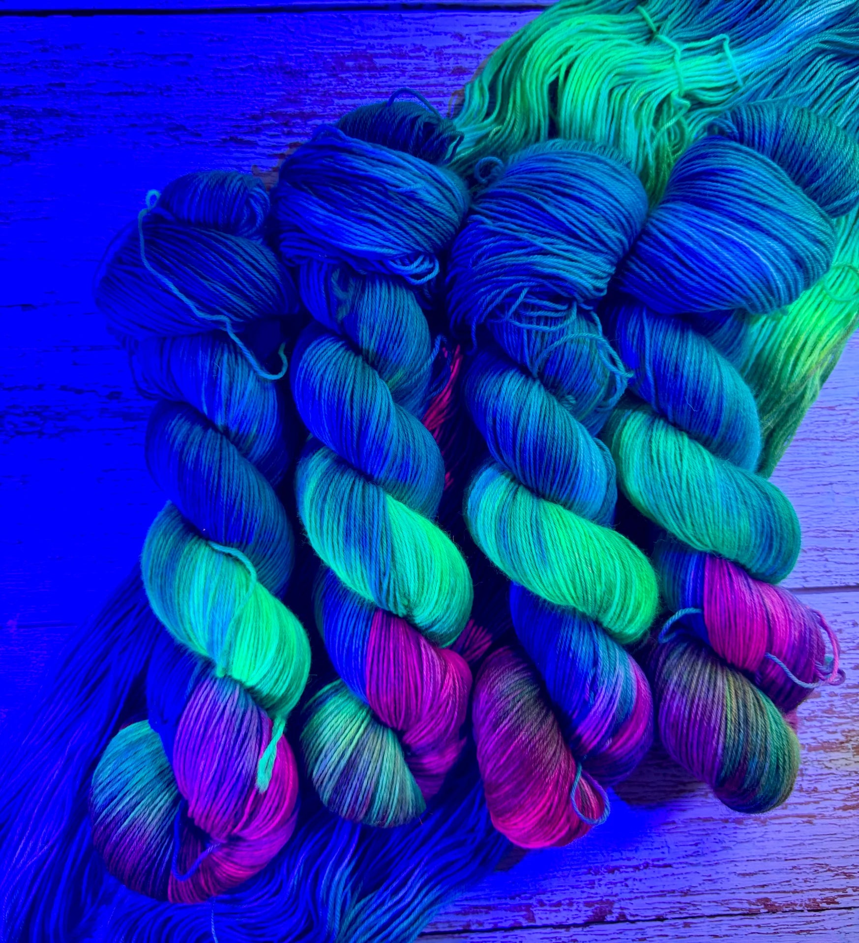 Sock Yarn •Neon Michiru•