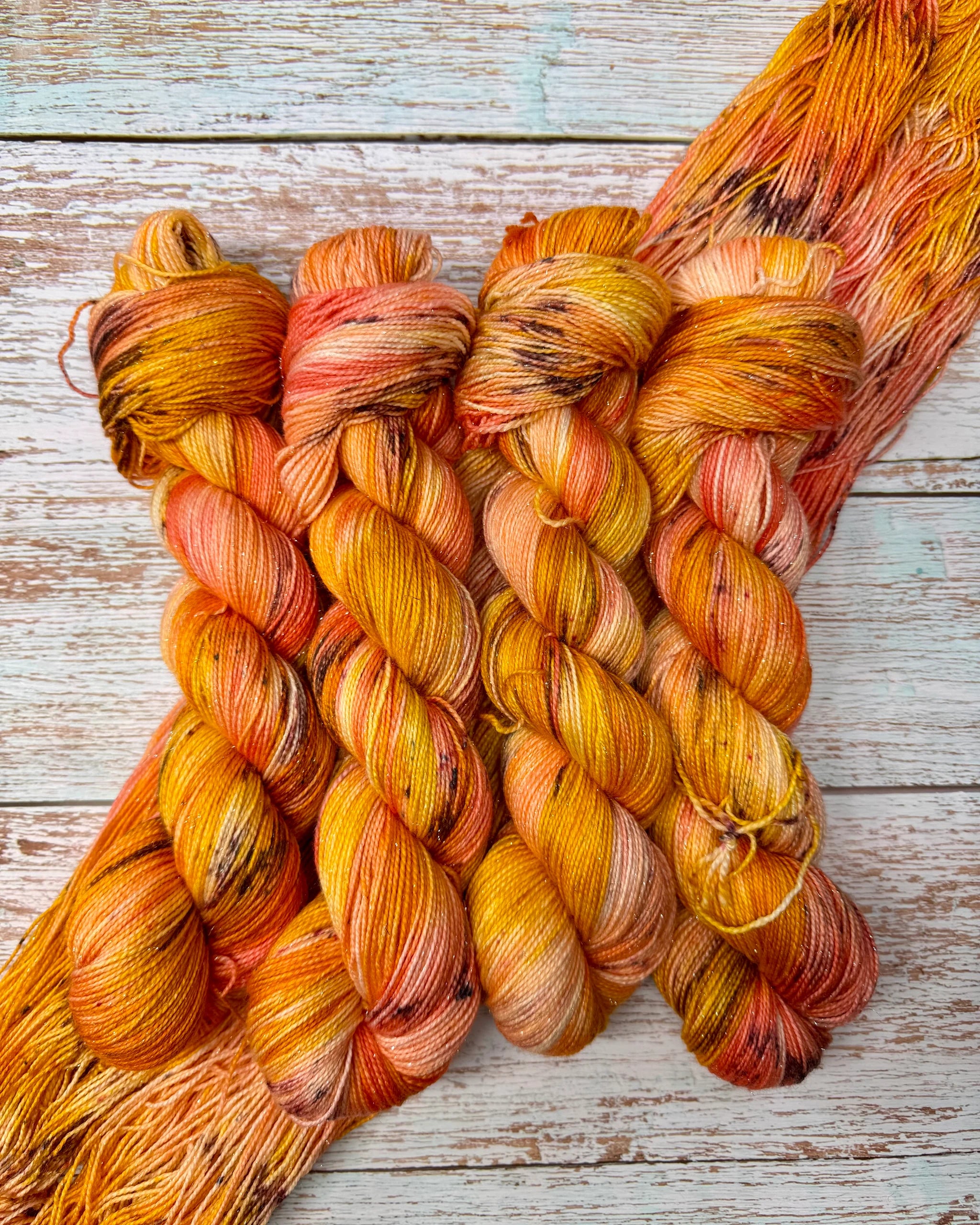 Sparkle Sock Yarn Electric Melon