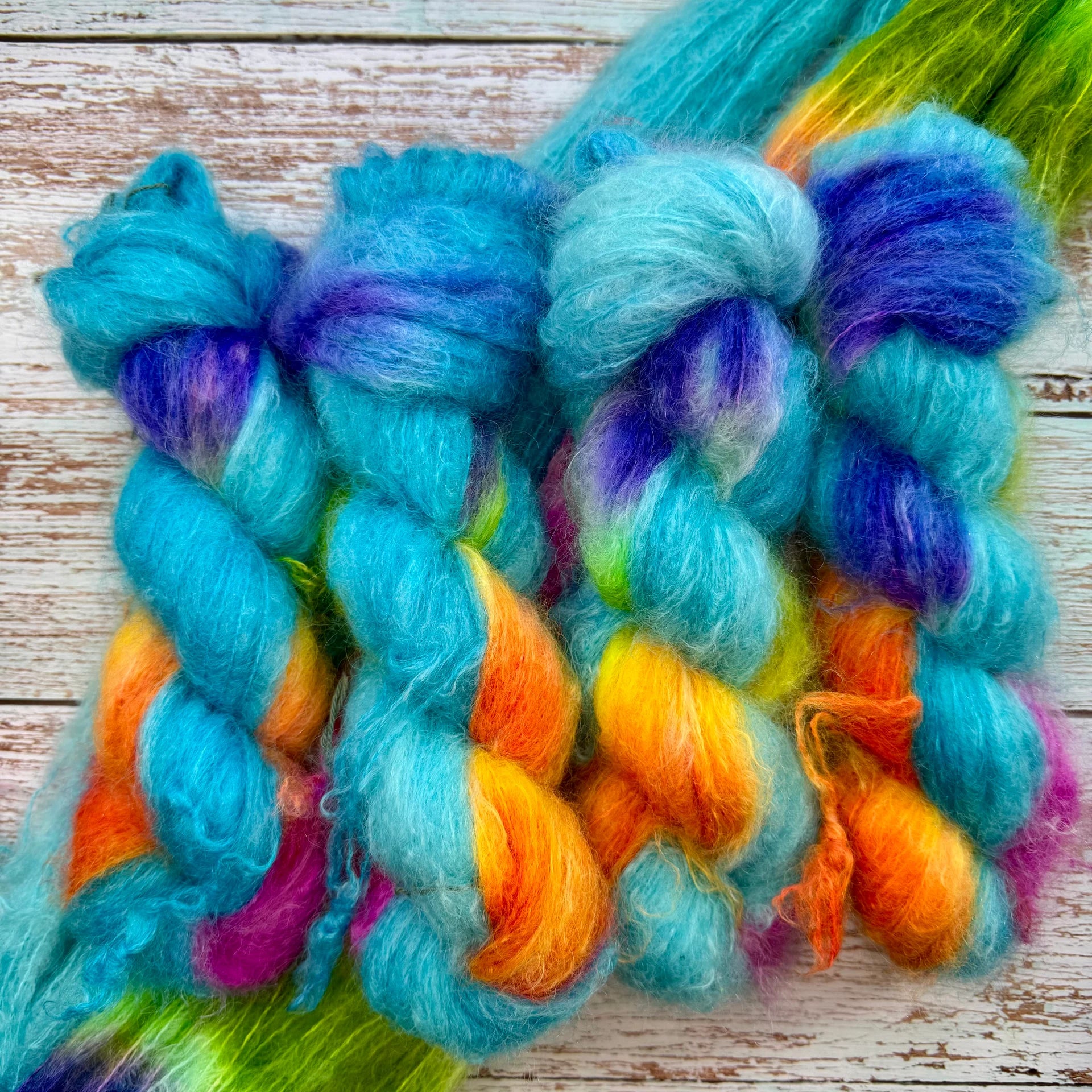 Chonk Mohair •Rainbow in the Sky•