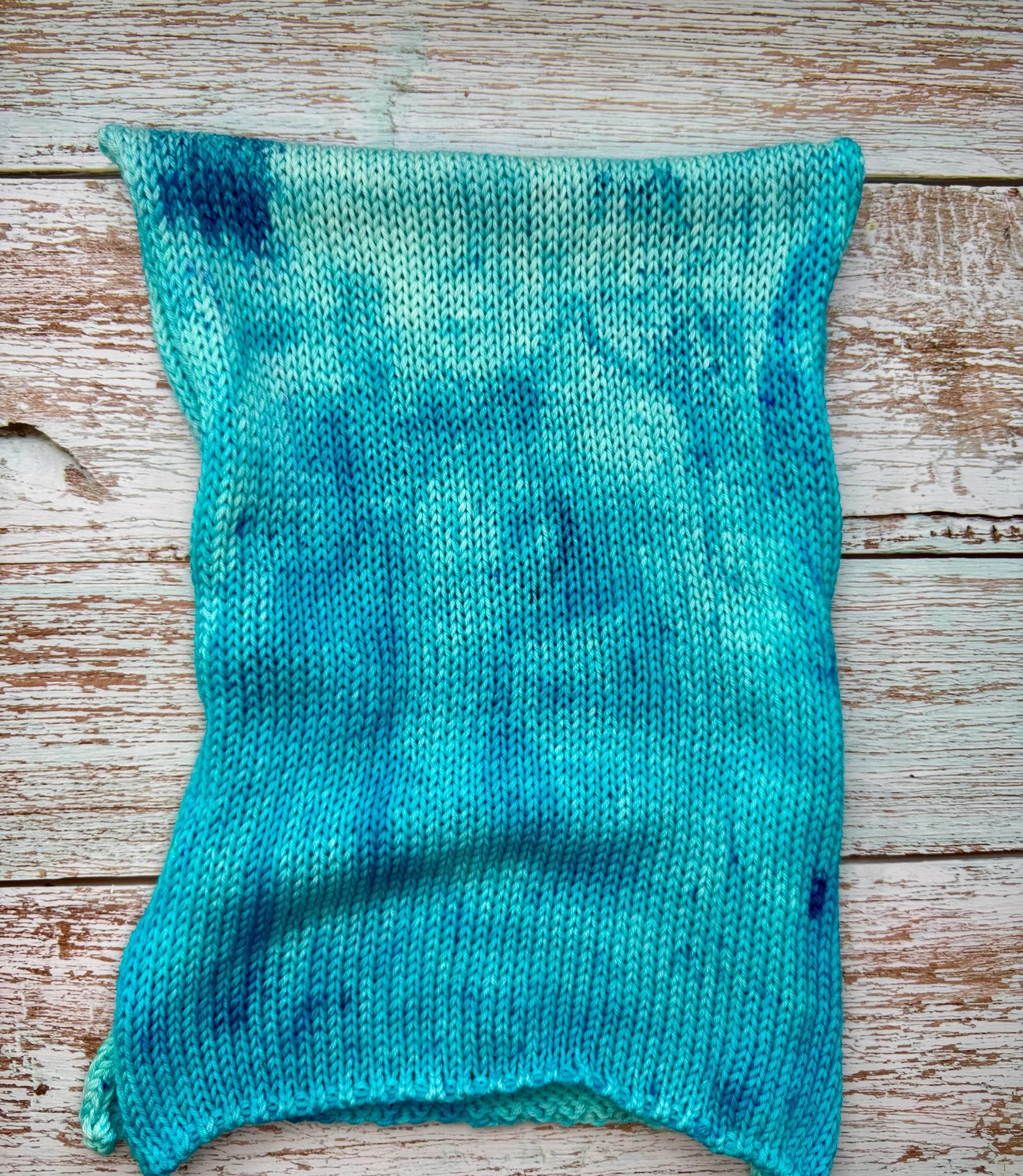 Sock blank •Bright Aqua•