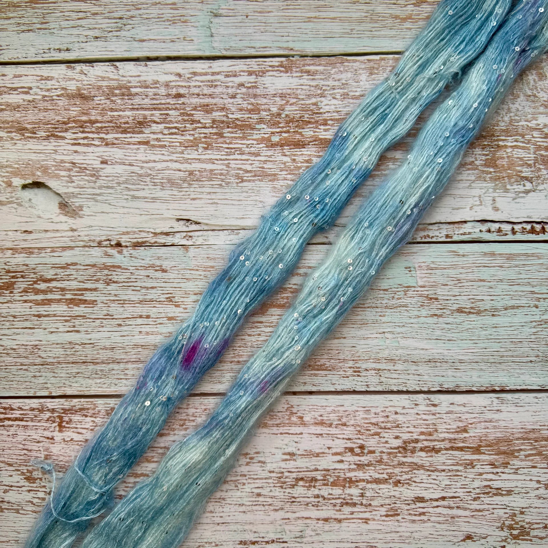 Super Kid Mohair Pailetten •Pale King•
