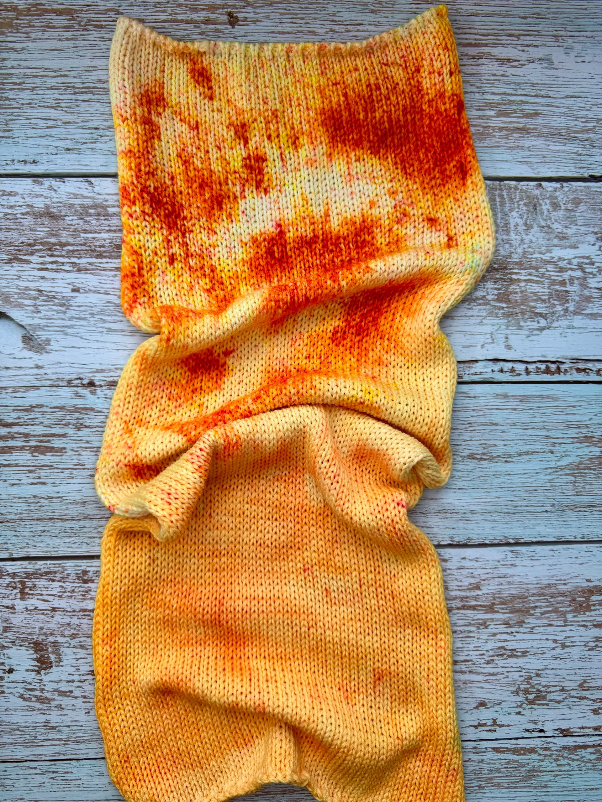 Sock blank •Neon Orange•