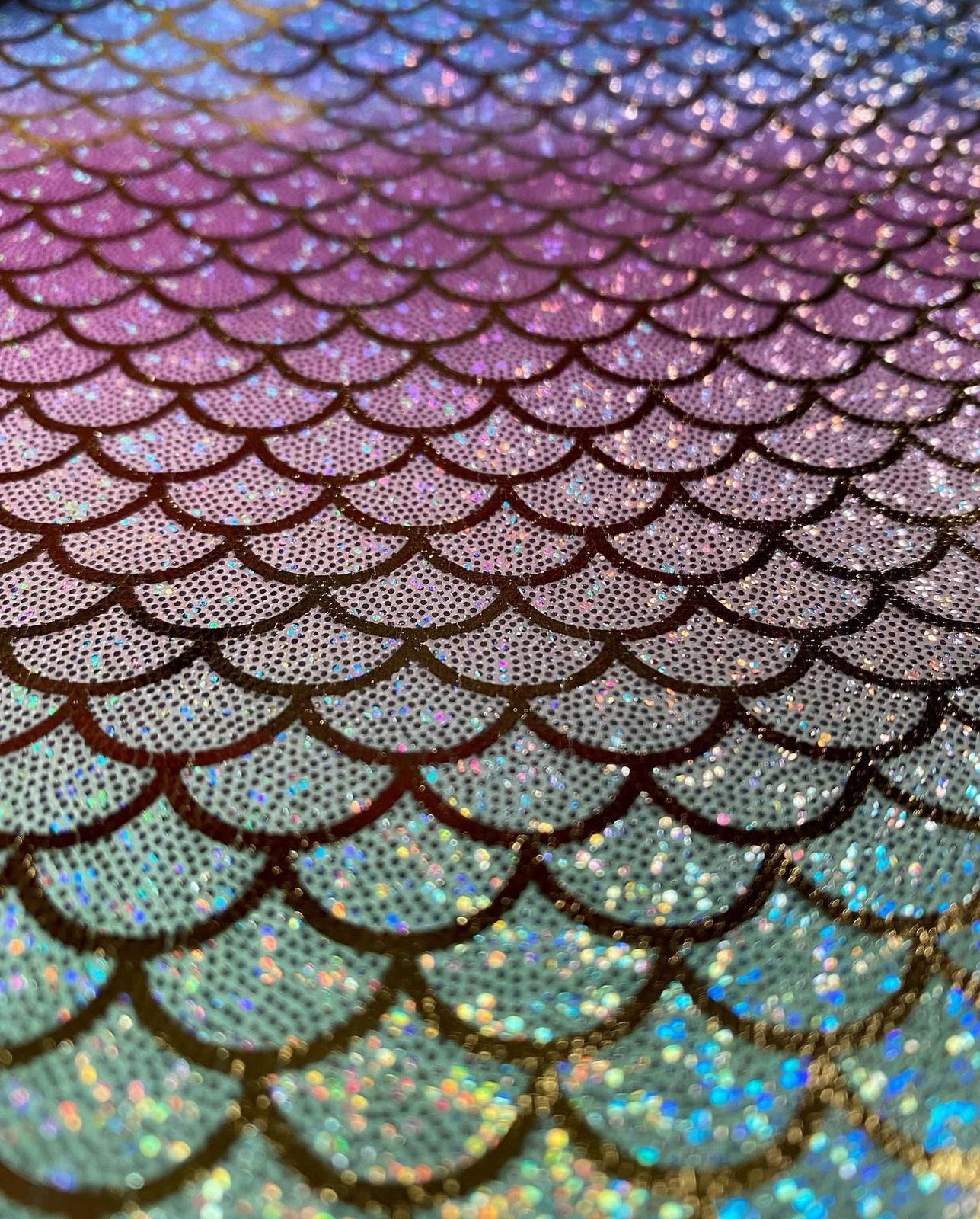 Krimskrams Tasche •Mermaid holo Glitzer•